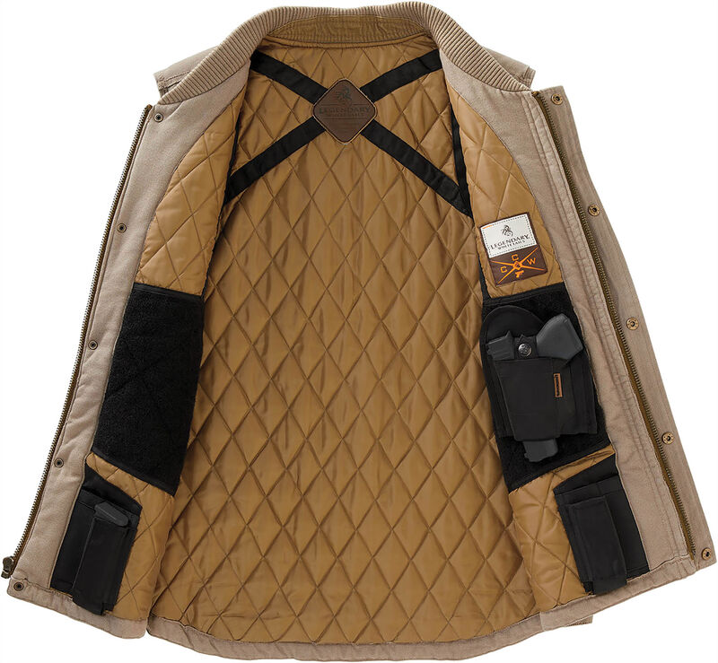 Men's Concealed Carry Canvas Cross Trail Vest image number 1