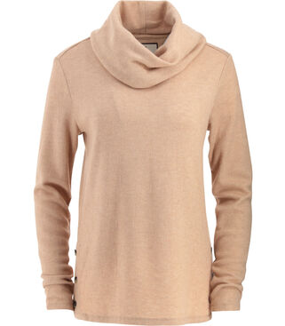 Womens Brushed Cowl Neckline Top