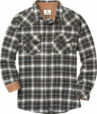 Men's Shotgun Western Flannel Shirt