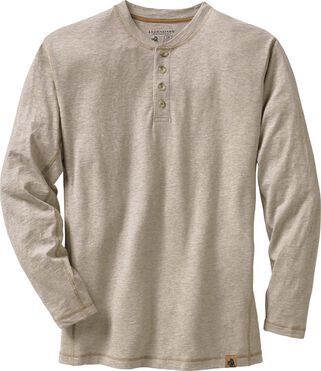 Men's Maverick Slub Henley Long Sleeve Shirt