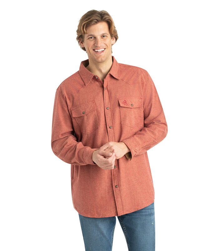 Men's Shotgun Western Flannel Shirt image number 3