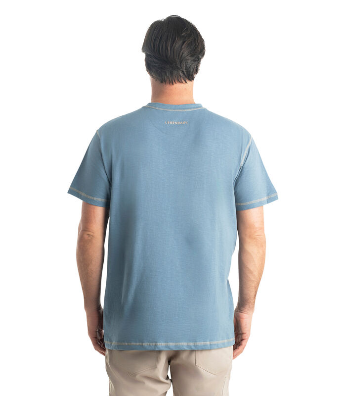 Men's Maverick Slub Henley Short Sleeve Shirt image number 4