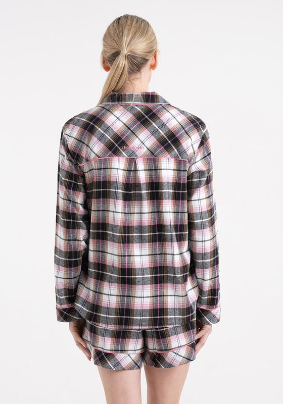 Women's Plaid Sleep Set image number 4
