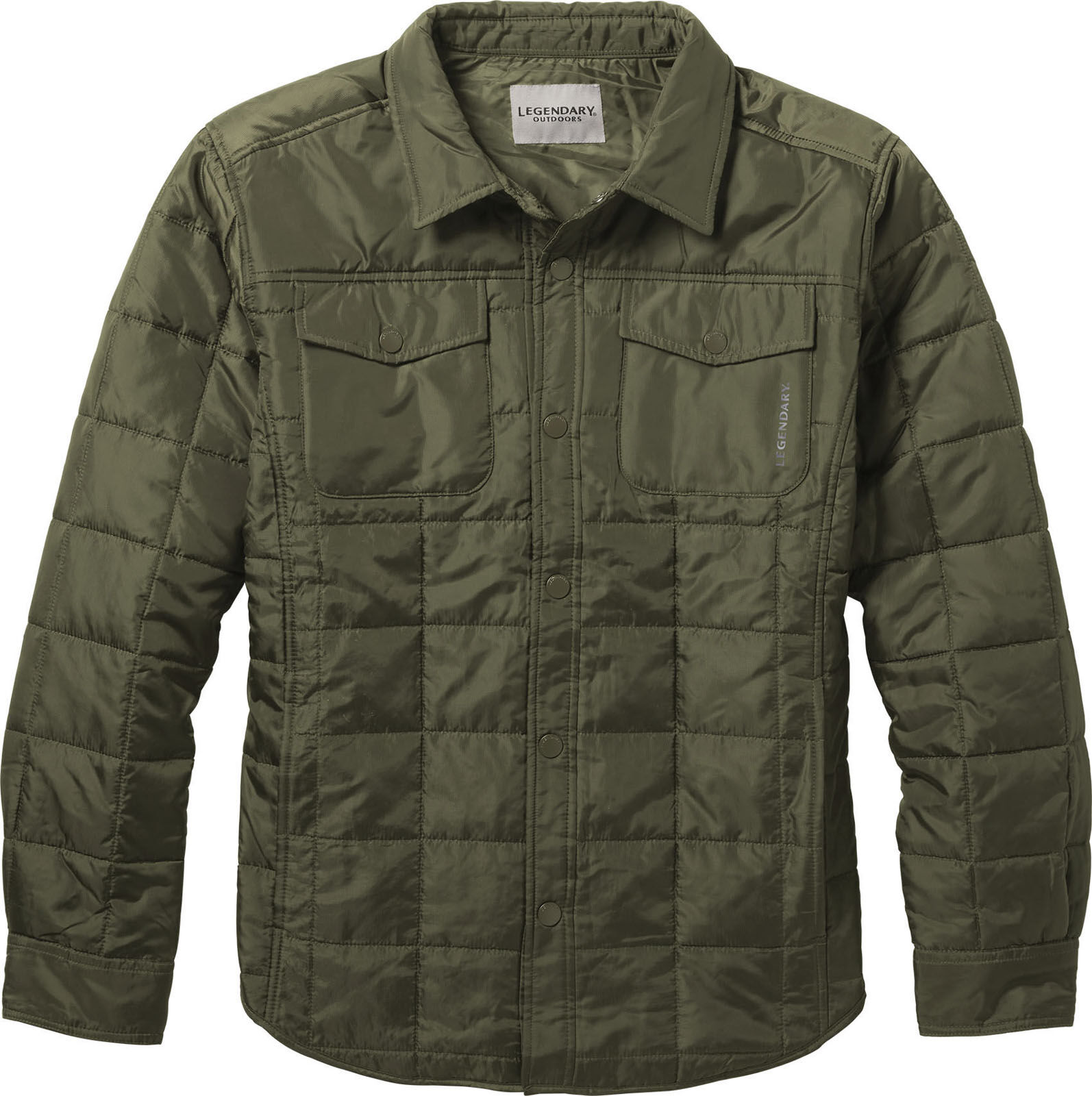 Legendary Outdoors Men s Performance Quilted Shirt Jacket
