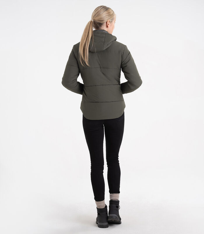 Women's Quilted Toggle Puffer Jacket image number 3