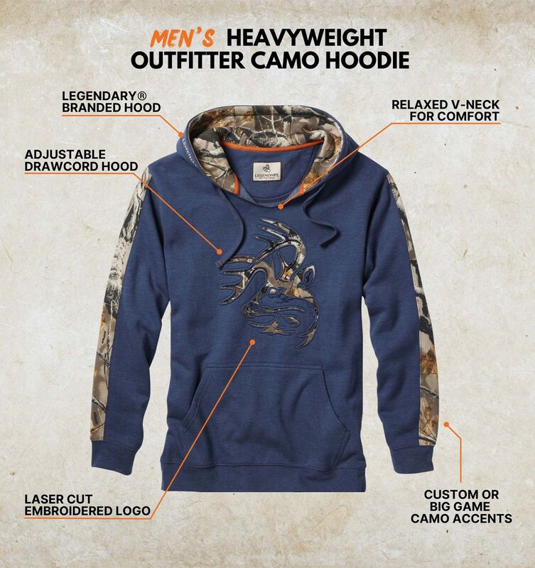 Men's Heavyweight Outfitter Camo Hoodie image number 2