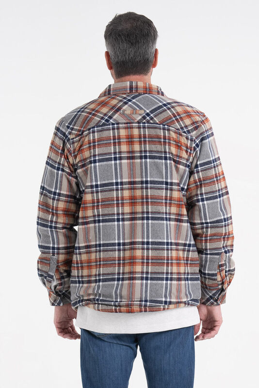 Men's Deer Camp Berber Lined Flannel Shirt Jacket image number 3