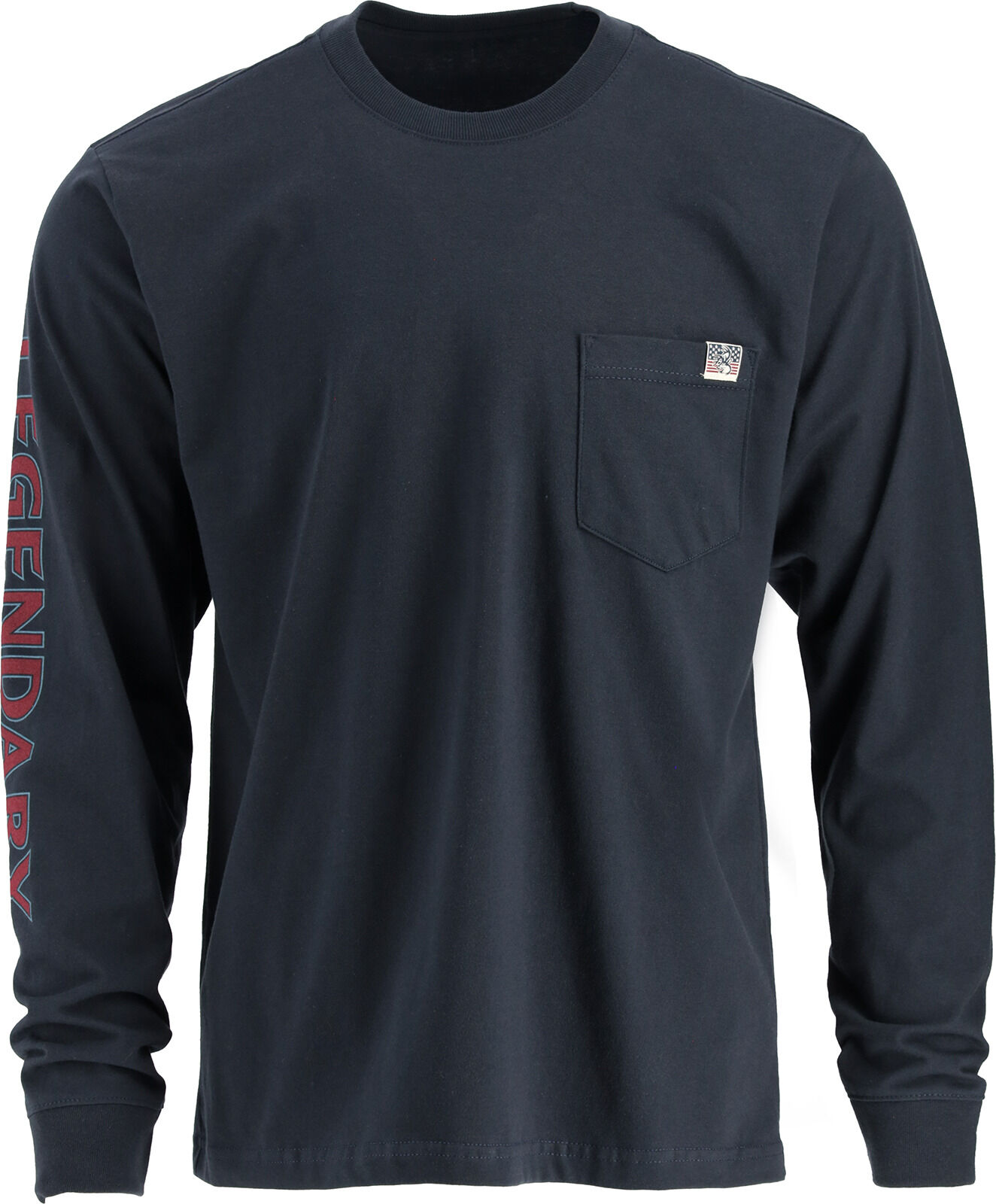 Shop Men's 25th Anniversary Flag Stag Long Sleeve T-Shirt Made in
