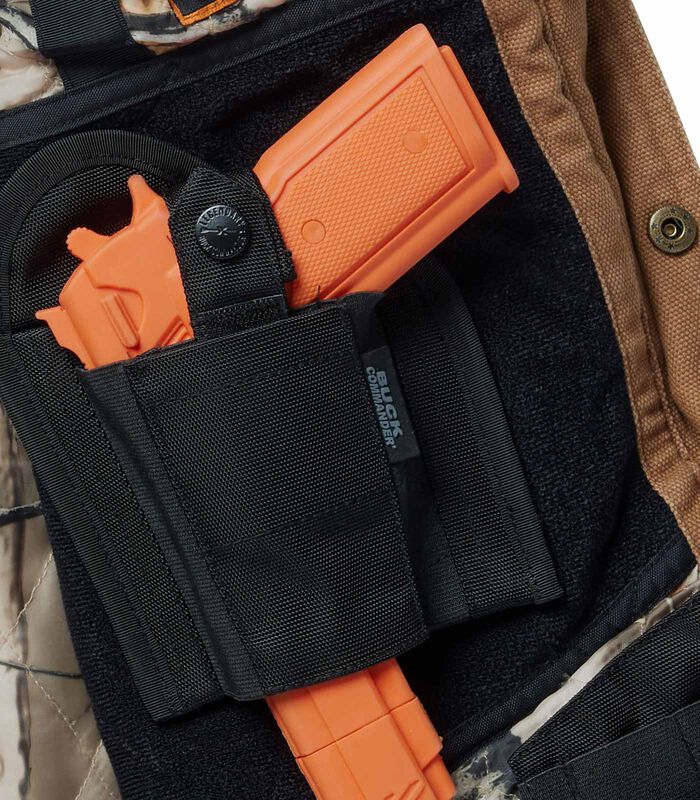 Men's Buck Commander Concealed Carry Cabin Creek Quilted Canvas Vest image number 2