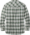 Brawny Plaid Long Sleeve Flannel Button Up Shirt