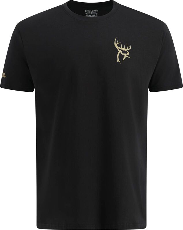 Men's Buck Commander Camo Filled Buck Short Sleeve T-Shirt image number 1