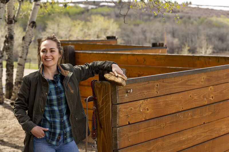 Women's Saddle Country Shirt Jacket image number 4