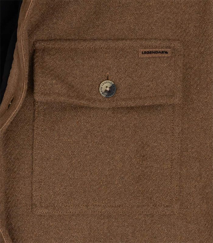 Men&rsquo;s Tough as Buck Legacy Insulated Button Up Wool Shirt Jacket image number 4