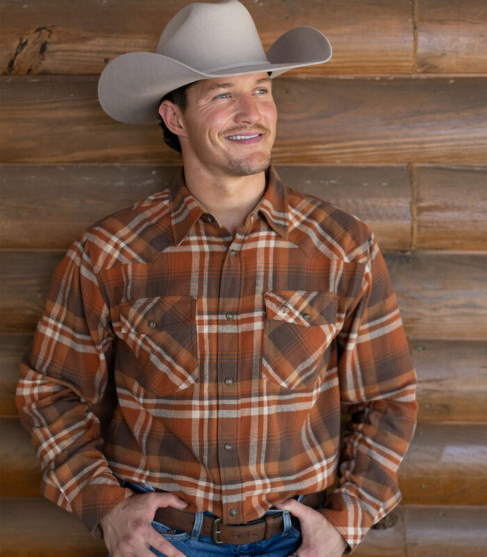 Men's Shotgun Western Flannel Shirt image number 2