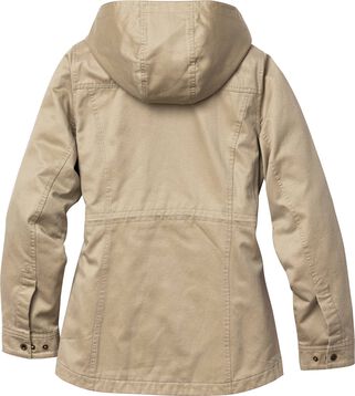 Women's Saddle Country Shirt Jacket with Removable Hood