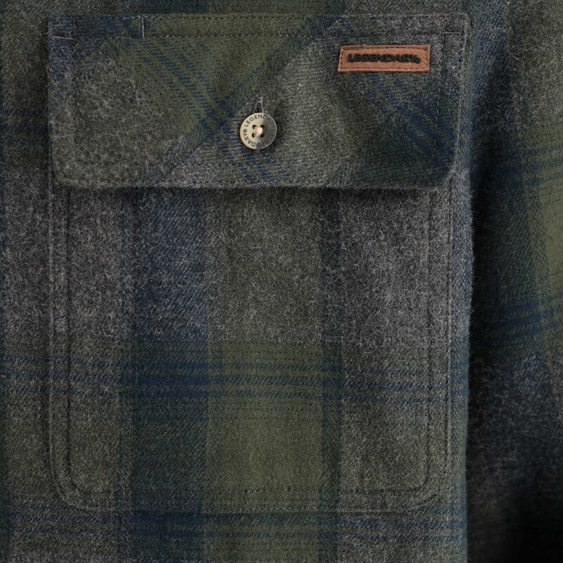 Men's Buck Camp Flannel Shirt image number 4