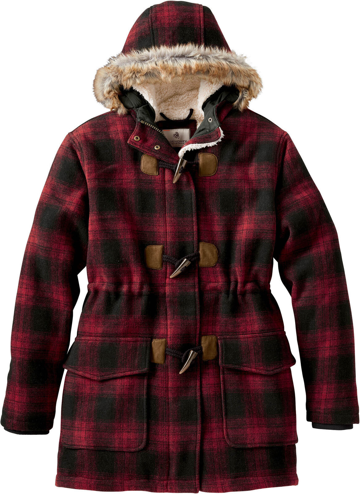Plaid parka store