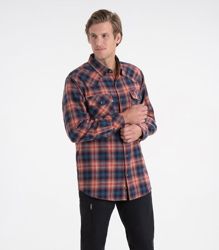 Men's Shotgun Western Flannel Shirt image number 3