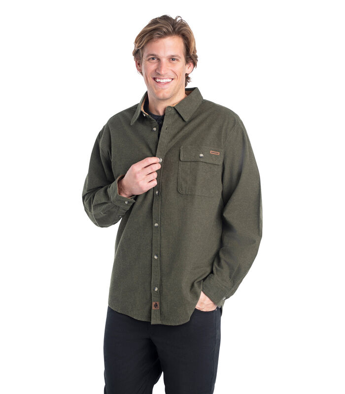 Men's Buck Camp Flannel Shirt image number 2