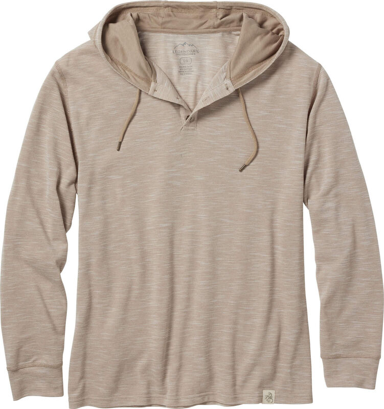 Men's Outdoors Hooded Pullover Performance Henley image number 0