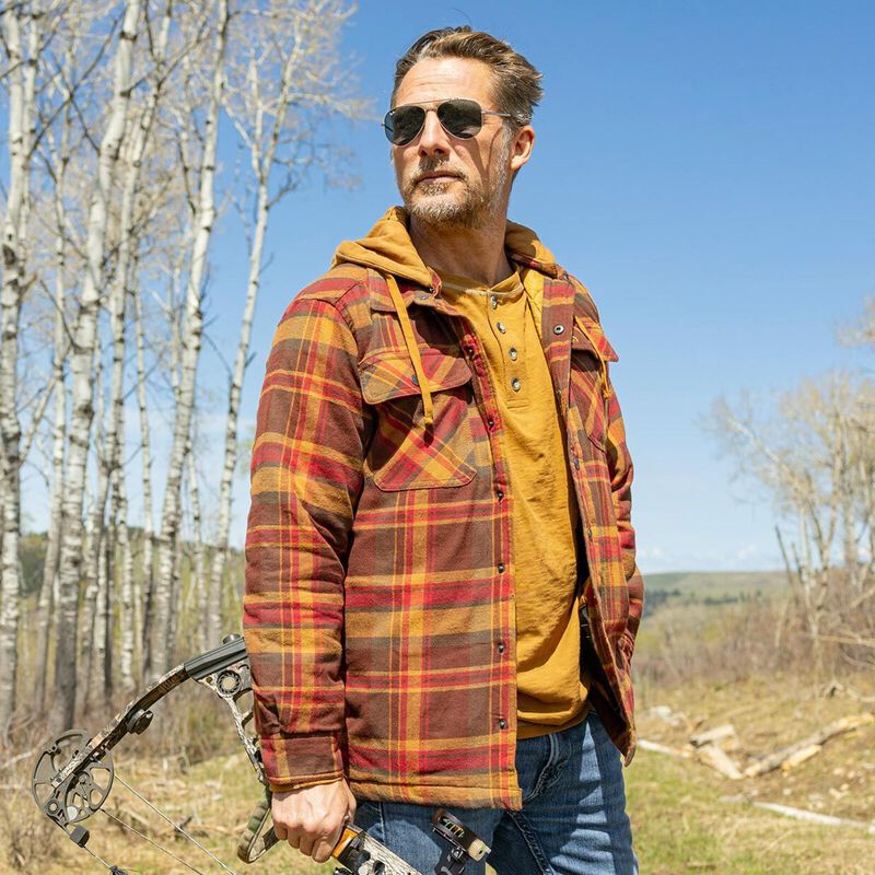 Men's Maverick Slub Henley Long Sleeve Shirt image number 2