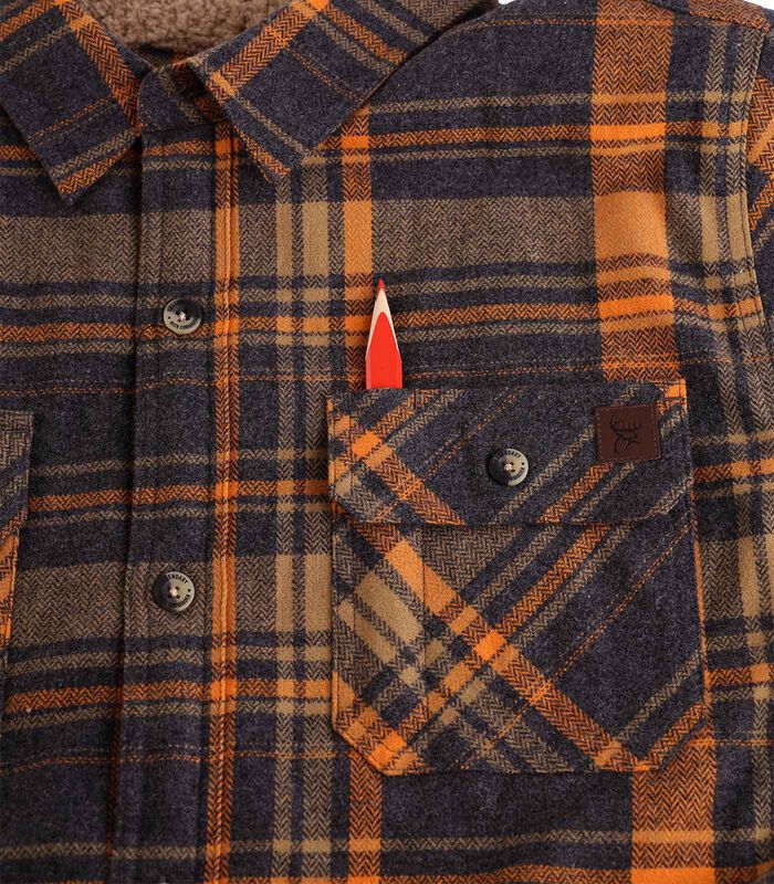 Men's Buck Commander Deerfield Flannel Berber Lined Shirt Jacket image number 2