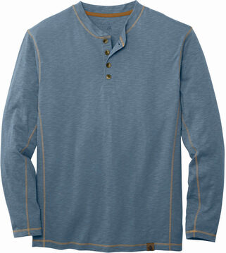 Men's Maverick Slub Henley Long Sleeve Shirt