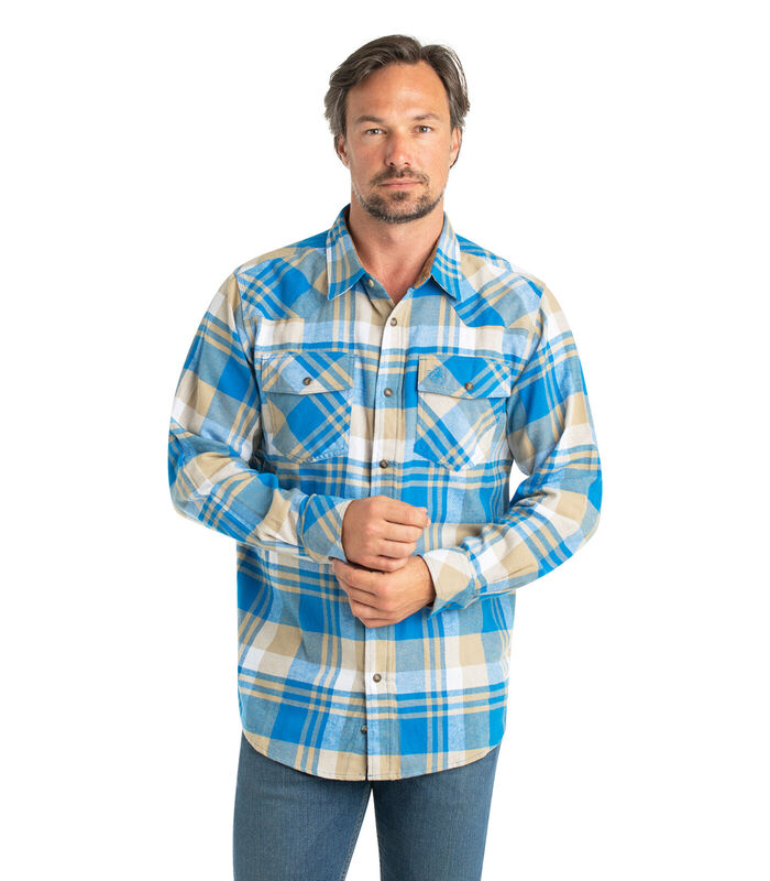 Men's Shotgun Western Flannel Shirt image number 3