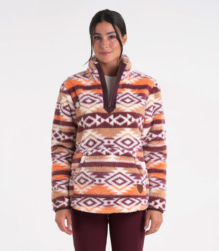 Women's Fuzzy Hide Fleece Pullover image number 4