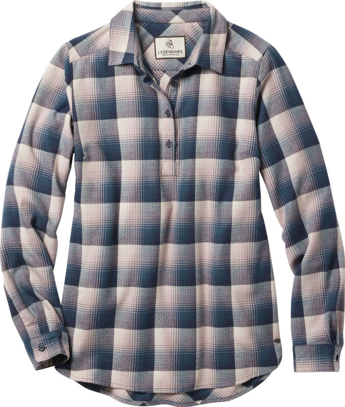 Women's Firelight Popover Flannel Tunic Top image number 0