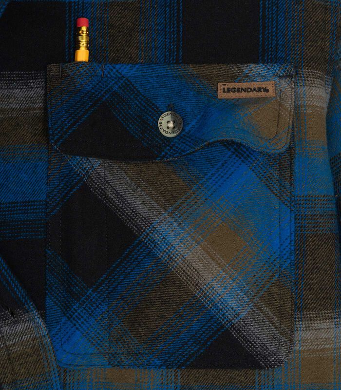 Men's Buck Camp Flannel Fleece Lined Shirt Jacket image number 3