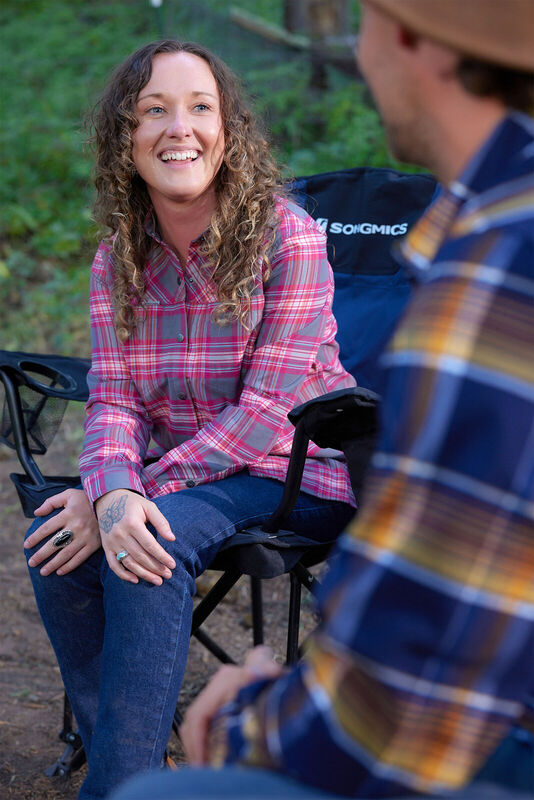 Women's Comfortable Performance Flannel Shirt image number 3
