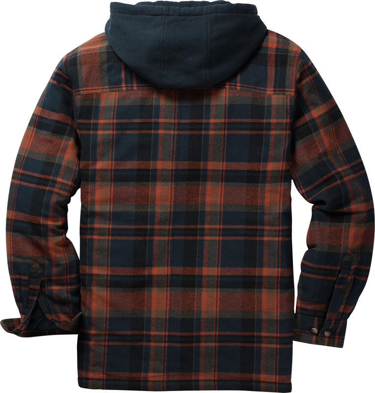 Men's Maplewood Hooded Flannel Shirt Jacket image number 1