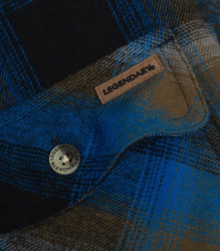 Men's Buck Camp Flannel Fleece Lined Shirt Jacket image number 4