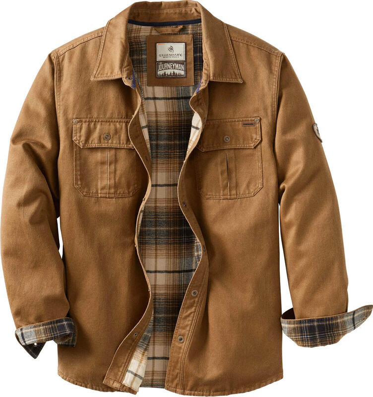 Men's Journeyman Flannel Lined Shirt Jacket image number 0