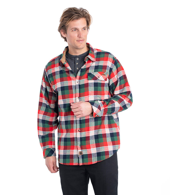 Men's Buck Camp Flannel Shirt image number 3