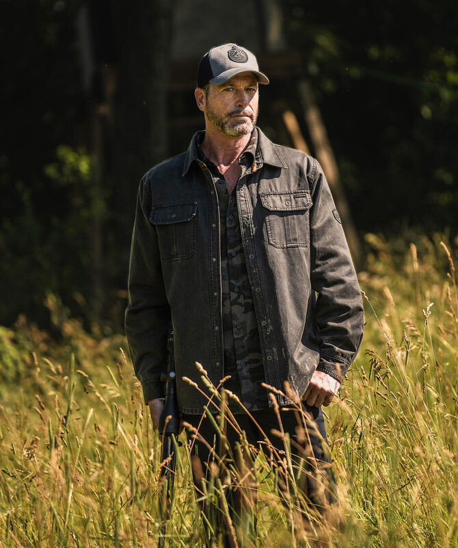 Men's Journeyman Flannel Lined Shirt Jacket image number 2