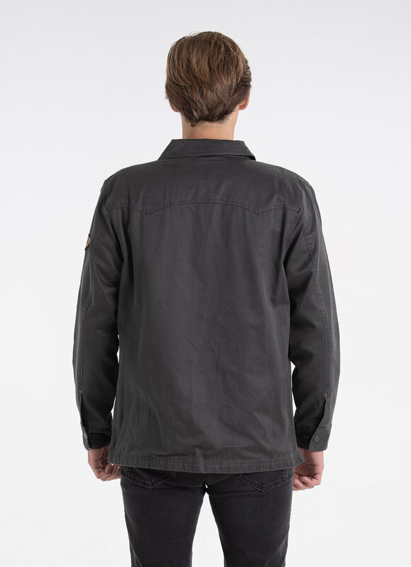 Men's Lonestar Waxed Canvas Shirt Jacket image number 4