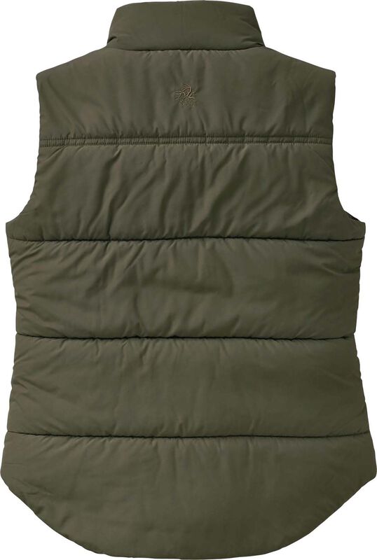 Women's Quilted Toggle Puffer Vest image number 1