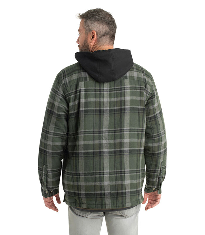 Men's Maplewood Hooded Flannel Shirt Jacket image number 4