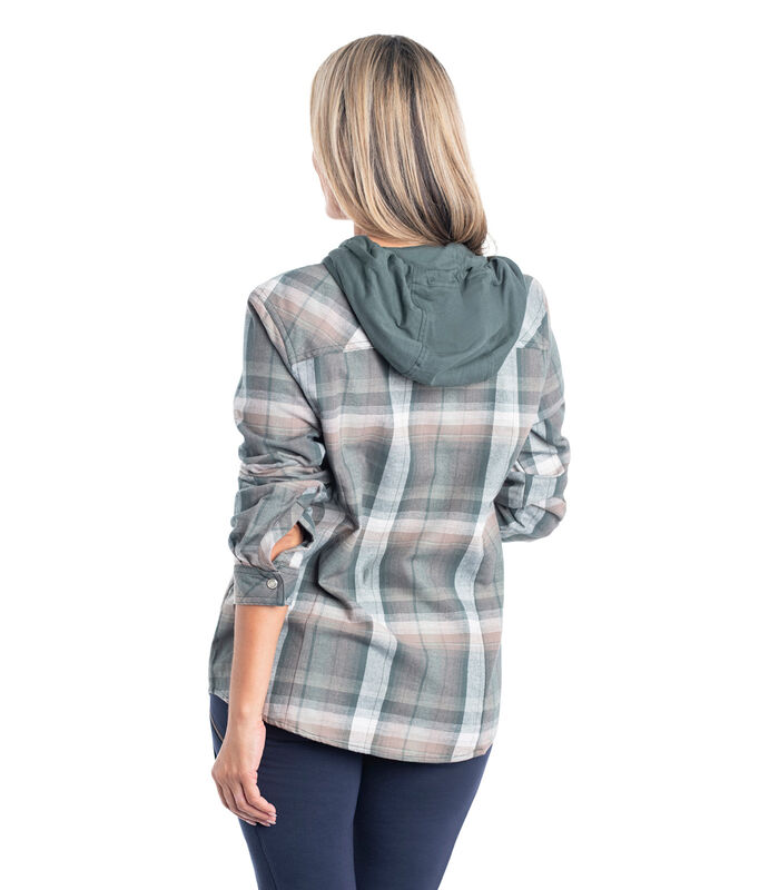 Women's Lumber Jane Hooded Flannel Shirt image number 3