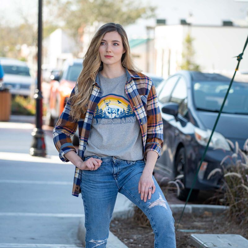 Women's Cottage Escape Flannel Shirt image number 5