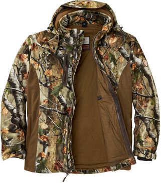 Men's Heavyweight Huntguard Big Game Camo Convertible Hunting Coat