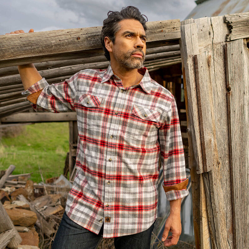 Men's Legendary Stretch Casual Flannel Shirt image number 2