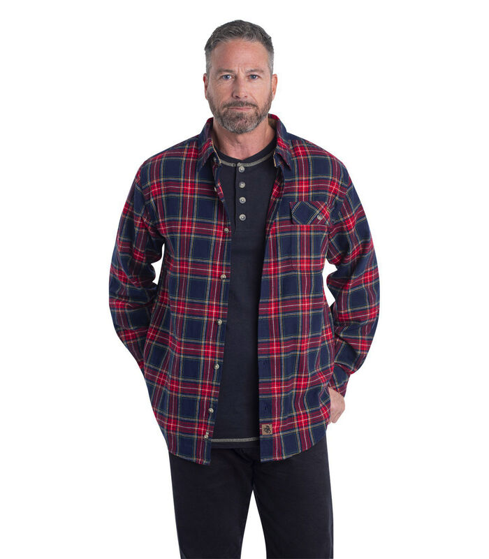 Men's Buck Camp Flannel Shirt image number 3