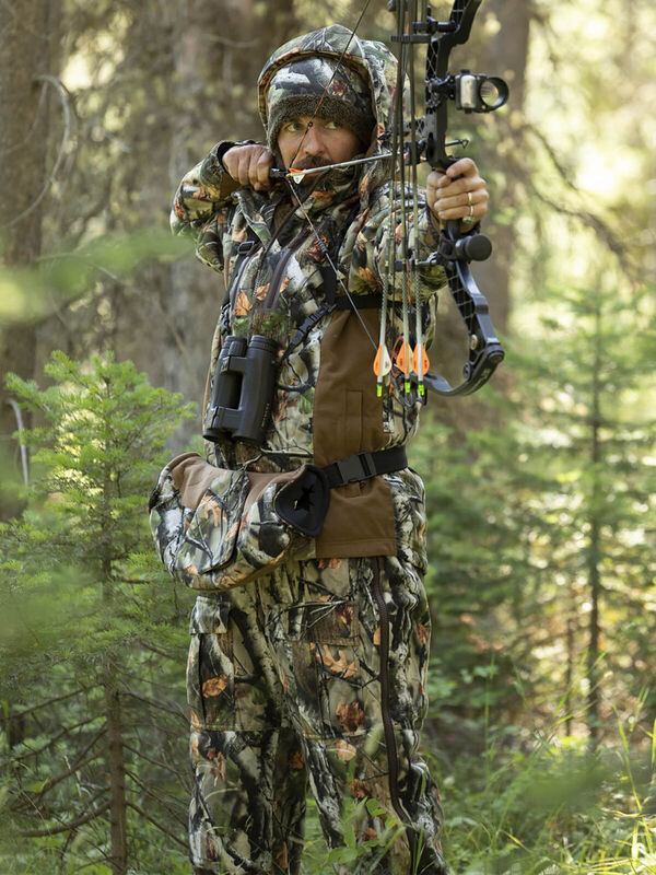 Men's HuntGuard Big Game Camo Reflex Tec Hunting Bibs image number 2