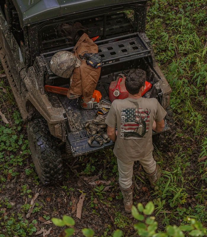 Men's Buck Flag Pocket Short Sleeve T-Shirt Made in the USA image number 2