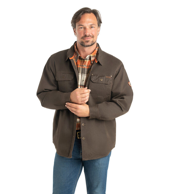 Men's Journeyman Flannel Lined Shirt Jacket image number 3