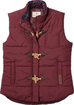 Women's Quilted Toggle Puffer Vest