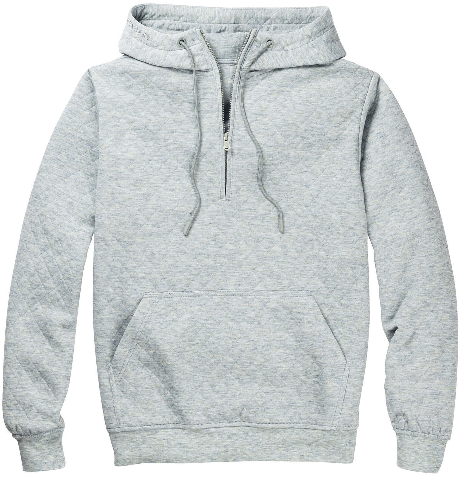 Legendary Whitetails Women s 1 2 Zip Performance Quilted Comfort Hoodie Arona Heather Large Polyester
